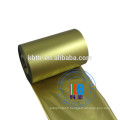 Type de ruban d&#39;imprimante feuille de ruban en or métallique compatible d&#39;imprimante thermique